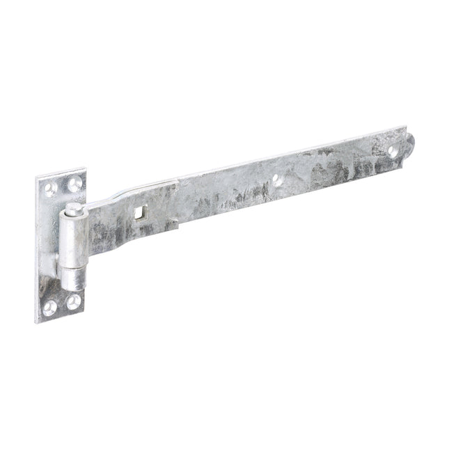 Timco Pair Of Cranked Band & Hook On Plates Galvanised Steel