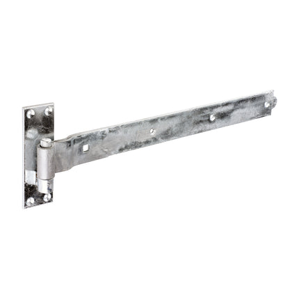 Timco Pair Of Cranked Band & Hook On Plates Galvanised Steel