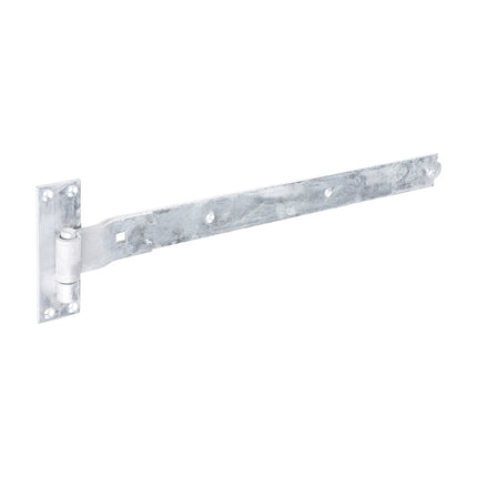 Timco Pair Of Cranked Band & Hook On Plates Galvanised Steel