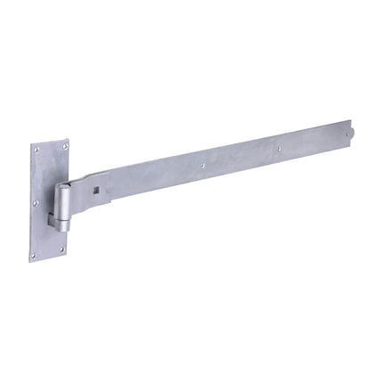 Timco Pair Of Cranked Band & Hook On Plates Galvanised Steel