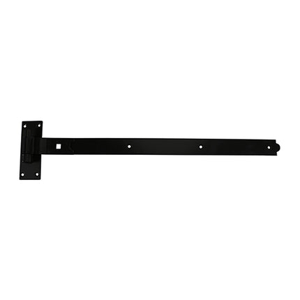 Timco Pair Of Cranked Band & Hook On Plates, Black Steel