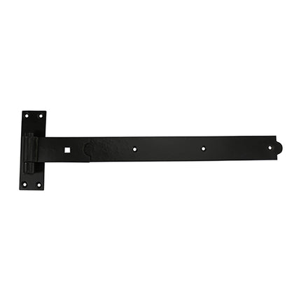 Timco Pair Of Straight Band & Hook On Plates, Black Steel