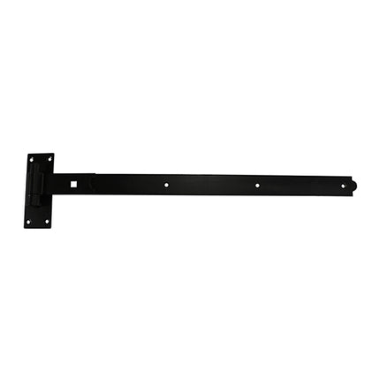 Timco Pair Of Straight Band & Hook On Plates, Black Steel