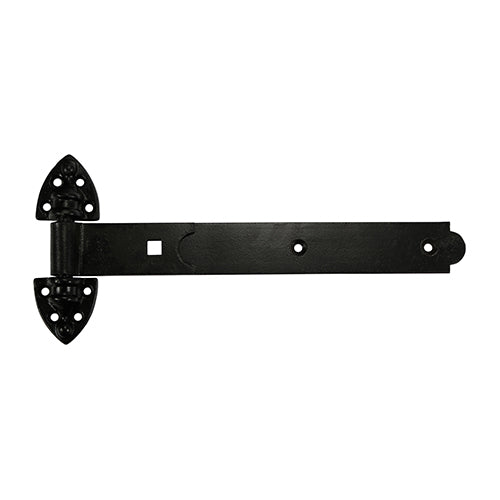 Timco Pair Of Heavy Reversible Hinges, Black Steel