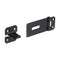 Safety Pattern Hasp & Staple - Black