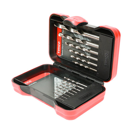 Timco Ground Jobber Drills Set, Hss Steel
