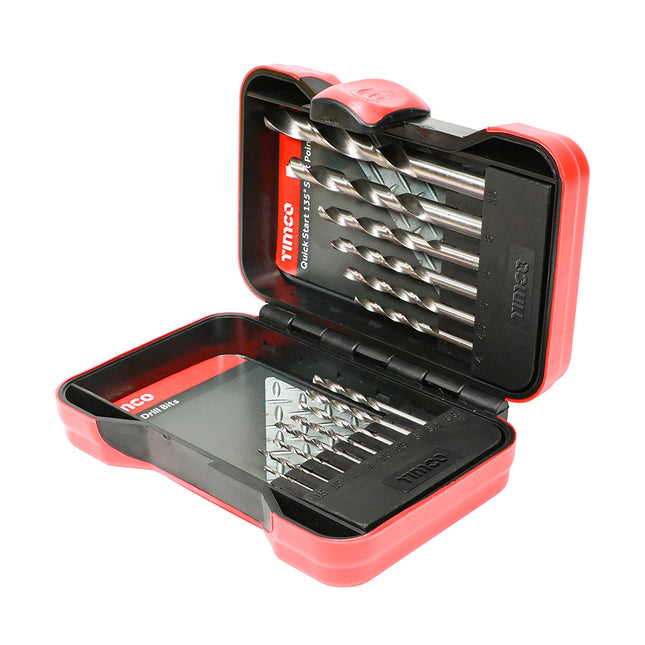 Timco Ground Jobber Drills Set, Hss Steel