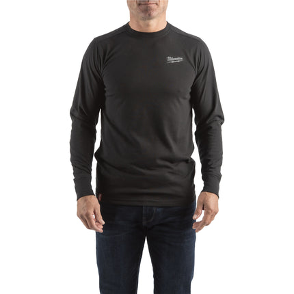 Milwaukee Hybrid T-Shirt Long Sleeve Black (HT LS BL M), Trade Rated