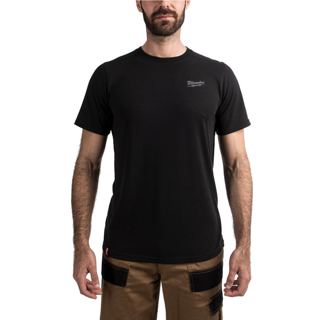 Milwaukee Hybrid T-Shirt Short Sleeve Black (HT SS BL S), Trade Rated