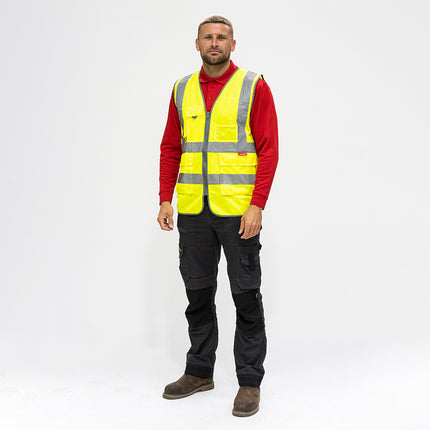 Timco Hi-Visibility Executive Vest, Yellow