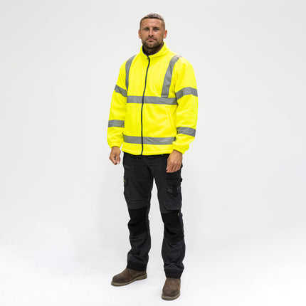 Timco Hi-Visibility Fleece Jacket, Yellow