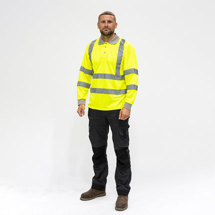 Timco Hi-Visibility Polo Shirt Yellow
