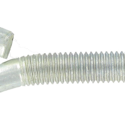 Deligo ISEB6 Folded Eyebolt M6x80mm Bright Zinc Plated