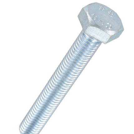 Deligo ISS8100 M8 x 100 Bright Zinc Plated Steel Hex Set Screws