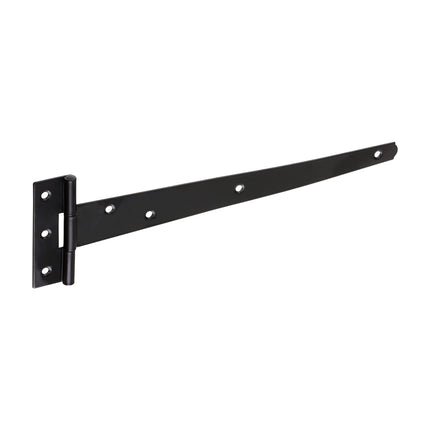 Timco Pair Of Light Tee Hinges, Black Steel