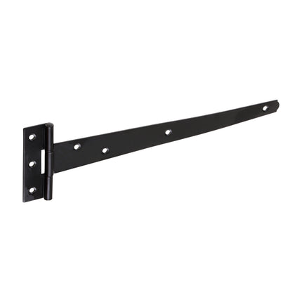 Timco Pair Of Light Tee Hinges, Black Steel