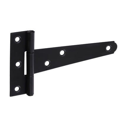 Timco Pair Of Light Tee Hinges, Black Steel