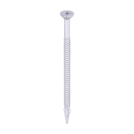 Timco Metal Construction Timber To Light Section Screws Steel, Silver, Lime