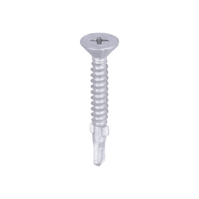Timco Metal Construction Timber To Light Section Screws Steel, Silver, Lime