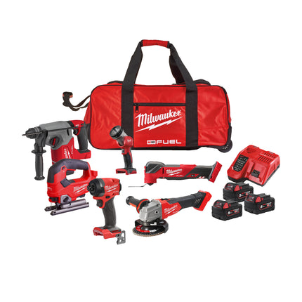 Milwaukee M18 Fuel 55 mm Plunge Saw For Wood And Plastics, Guide Rail Compatible (FPS55-0P), 18V