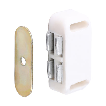 Timco Magnetic Catches, White Lime