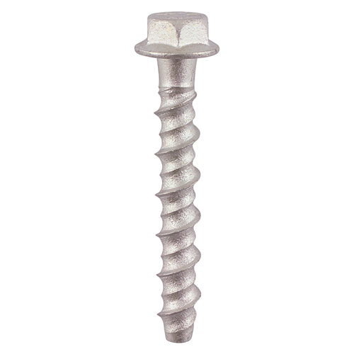 Multi-Fix Masonry Bolts - Hex Flange - Exterior - Silver