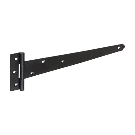 Timco Pair Of Medium Tee Hinges, Black Steel