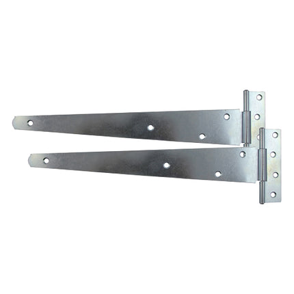Timco Pair Of Medium Tee Hinges, Zinc Steel