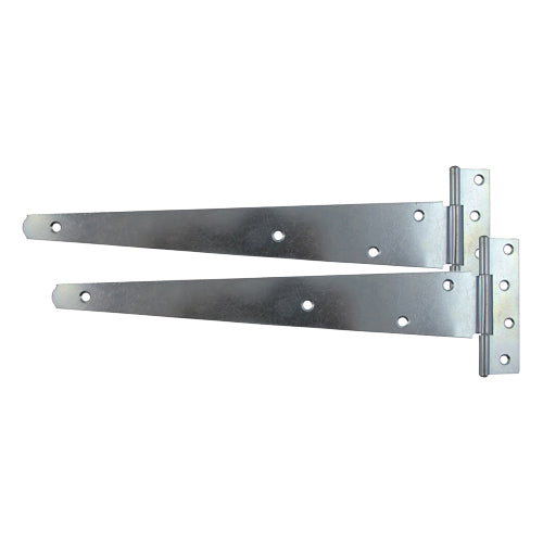 Timco Pair Of Medium Tee Hinges, Zinc Steel