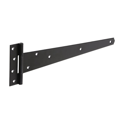 Timco Pair Of Medium Tee Hinges, Black Steel
