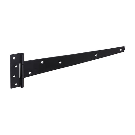 Timco Pair Of Medium Tee Hinges, Black Steel