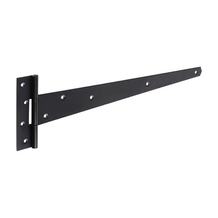 Timco Pair Of Medium Tee Hinges, Black Steel