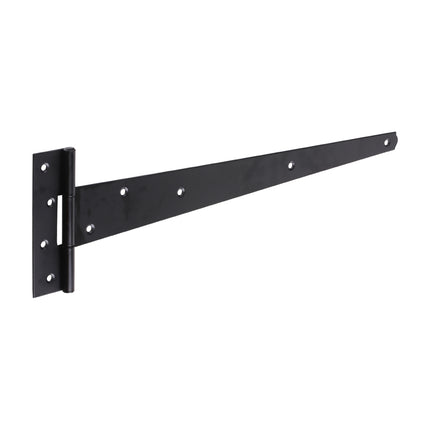 Timco Pair Of Medium Tee Hinges, Black Steel