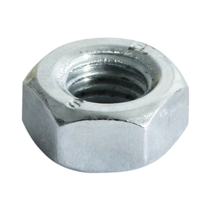 Timco Hex Full Nuts, Zinc Steel, Clear