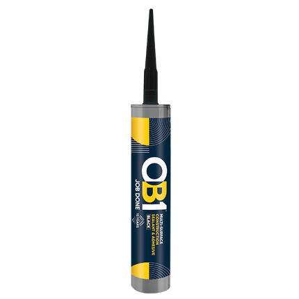 OB1 MULTI-SURFACE CONSTRUCTION SEALANT & ADHESIVE BLACK 290ML - OB1SCS290BL