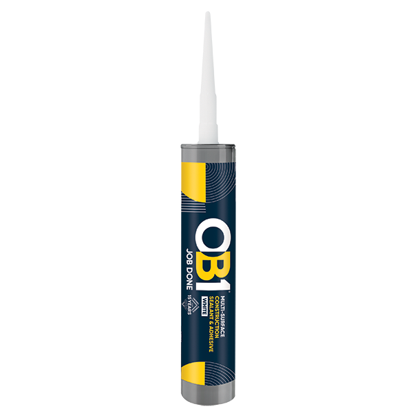 Unicrimp White OB1 Multi Surface Sealant and Adhesive 290ml