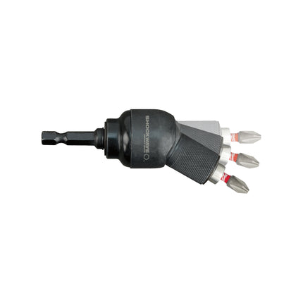 Milwaukee Counter Display Shockwave Right Angle Attachment Set (11Pc) Accessory (ShW CD -), Pack of 11