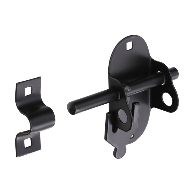 Timco Oval Padbolt, Black Steel