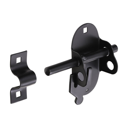 Timco Oval Padbolt, Black Steel