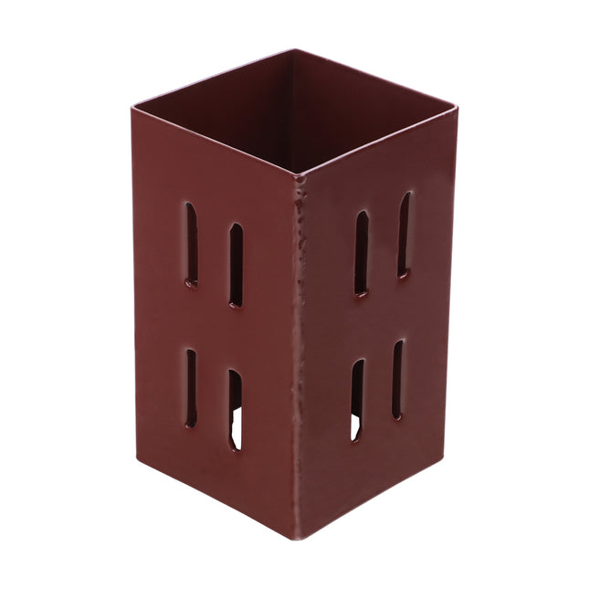 Timco Post Extender, Quick Fit, Oxide Red Steel