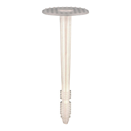 Timco Plastic Insulation Fixings, White Lime