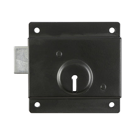 Timco Press Lock, Black Steel
