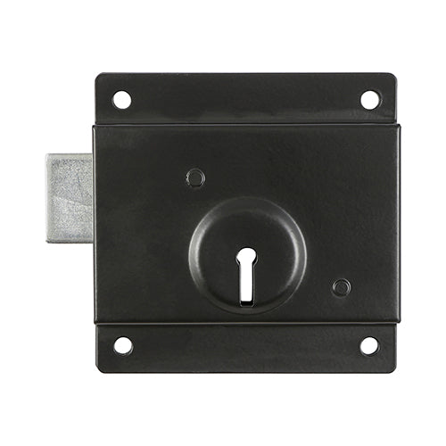 Timco Press Lock, Black Steel
