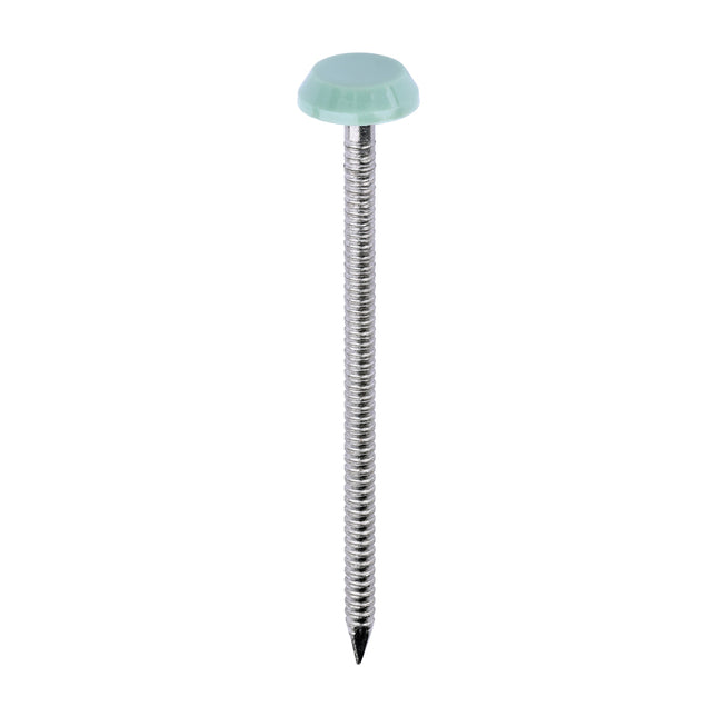 Timco Polymer Headed Nails Stainless Steel, Green
