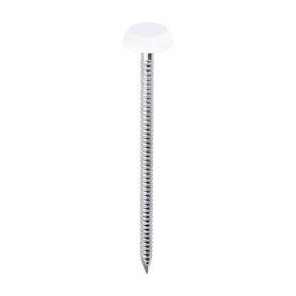 Timco Polymer Headed Nails Stainless Steel, White