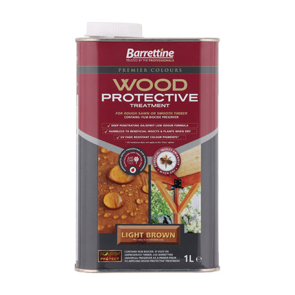 Wood Protective Treatment - Light Brown