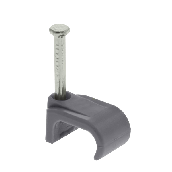 Unicrimp QFC5 Cable Clip Flat 6X10mm Grey - Pack of 100