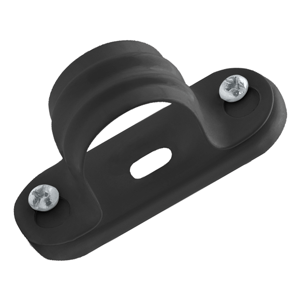 Unicrimp Q-Fire 25mm Metal Saddle Bar Spacer Black (Pack of 10) - QSBS25B
