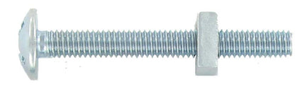 Deligo RB680 Roofing Nut & Bolt M6x80mm Bright Zinc Plated