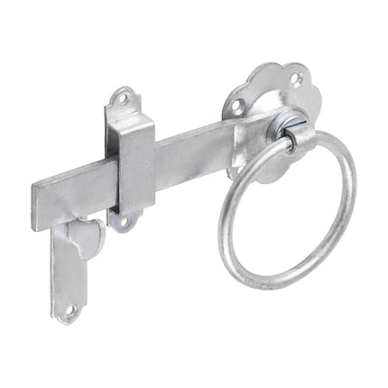 Ring Gate Latch - Plain - Hot Dipped Galvanised
